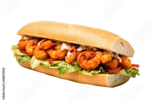 Delicious Shrimp Po Boy San...