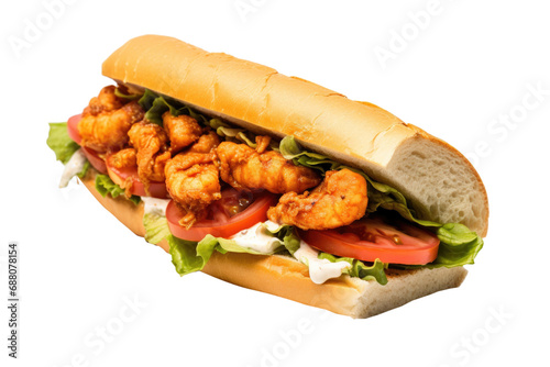 Delicious Shrimp Po Boy San...