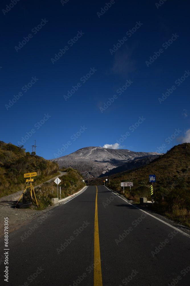 Naklejka premium volcano roads
