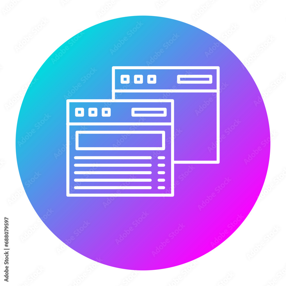 Duplicate Browser Icon Duplicate Browser Icon