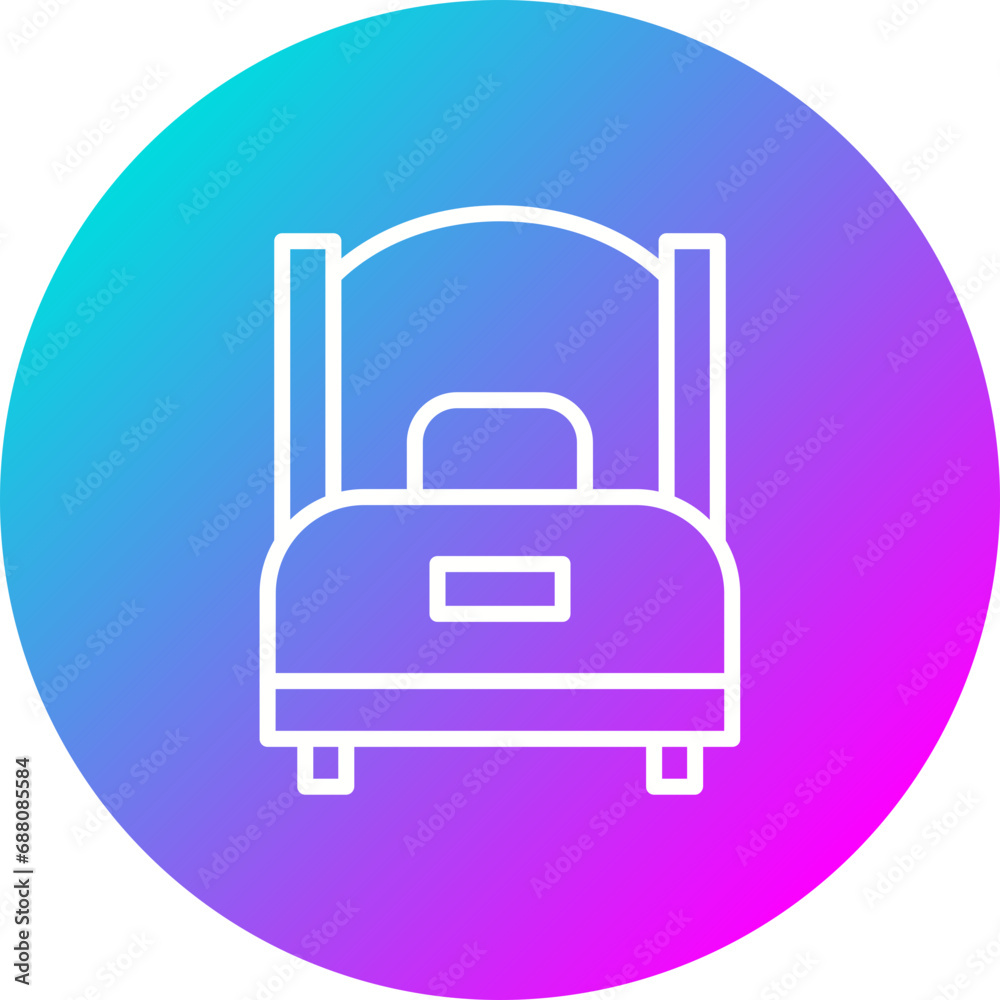 Single Bed Icon Single Bed Icon