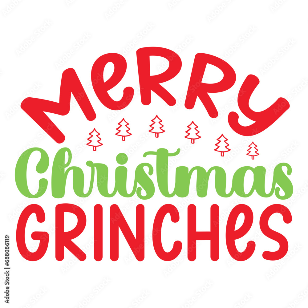 Merry Christmas Grinches SVG