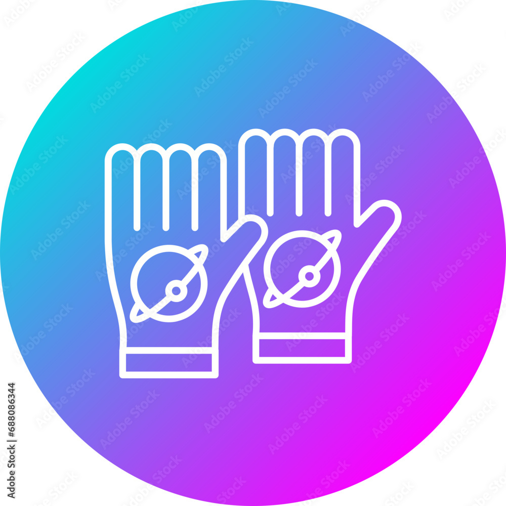 Space Gloves Icon Space Gloves Icon