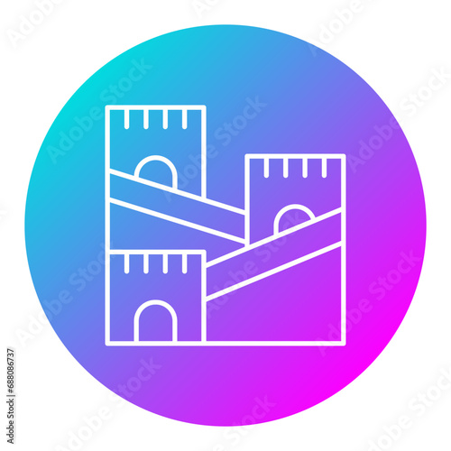 Great Wall of China Icon