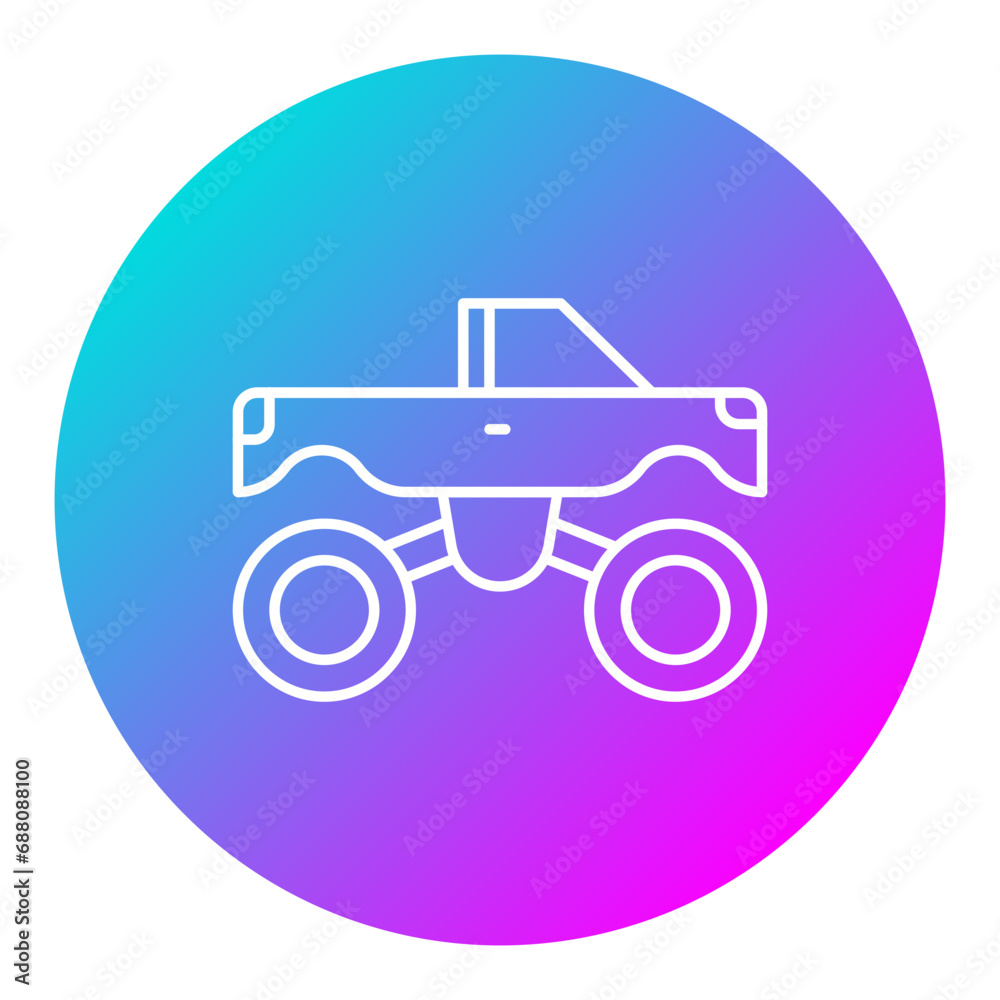 Bigfoot Car Icon