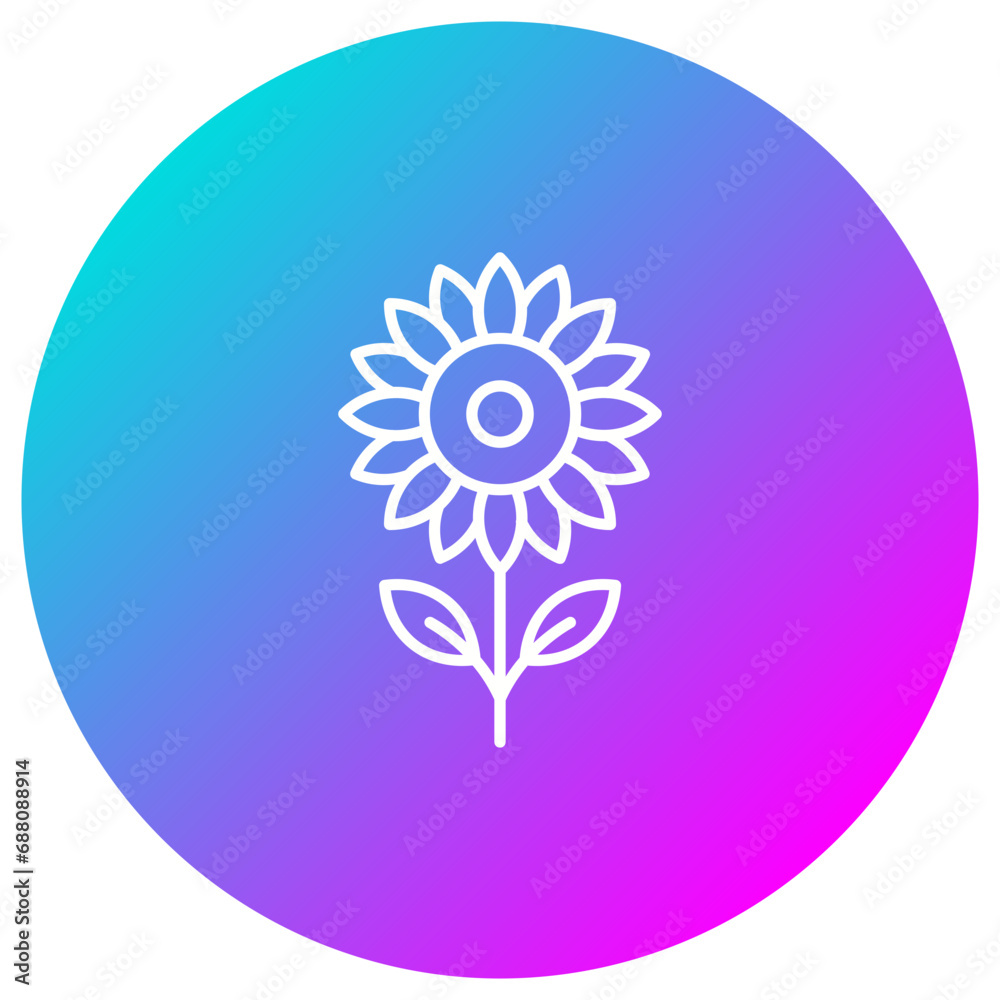 Sunflower Icon Sunflower Icon