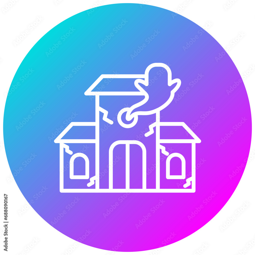 Ghost Castle Icon Ghost Castle Icon