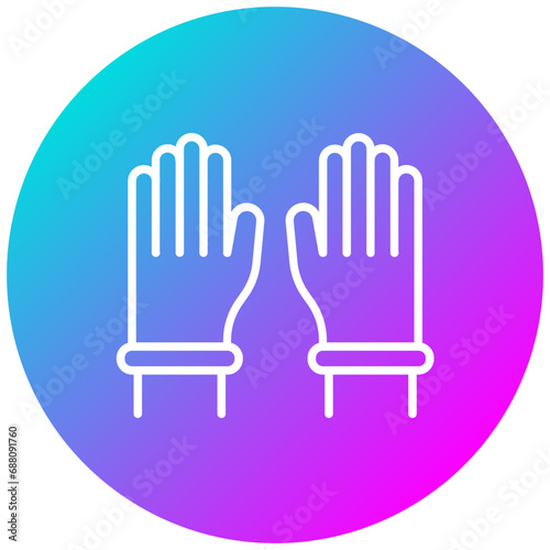 Medical Gloves Icon