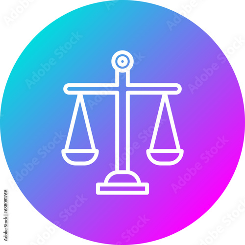 Law Scale Icon
