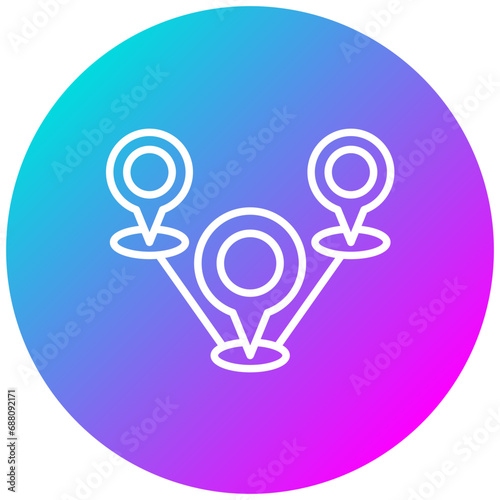 Multiple Destinations Icon