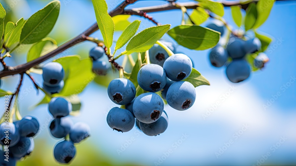 macro closeup of beautiful pink and blue berries macro closeup of beautiful pink and blue berries