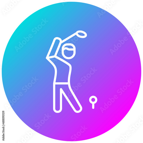Golf Player Icon