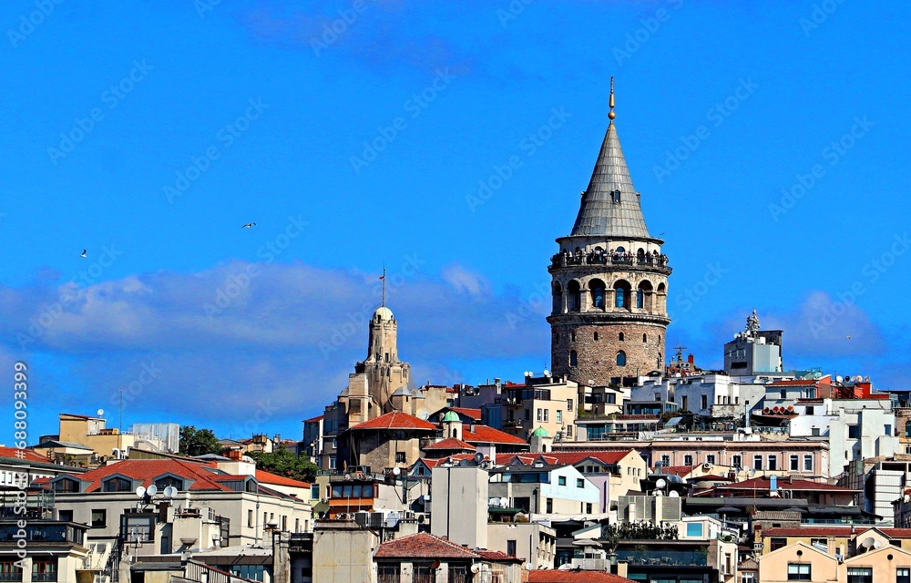 Istanbul, Türkiye view of the old city and Galata Tower Istanbul, Türkiye view of the old city and Galata Tower