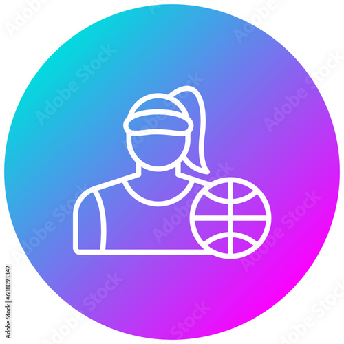Sporty Lady Icon