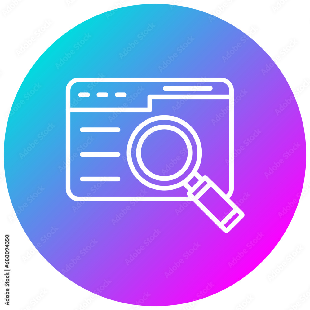 Website Search Icon Website Search Icon