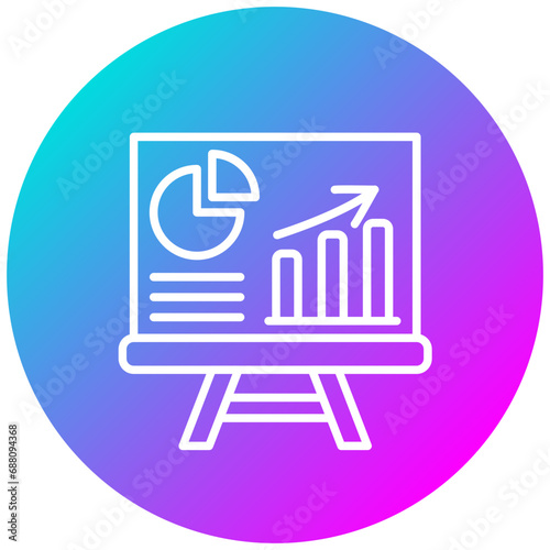 Statistics Presentation Icon