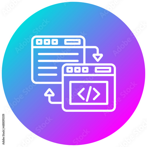 Code Refactoring Icon