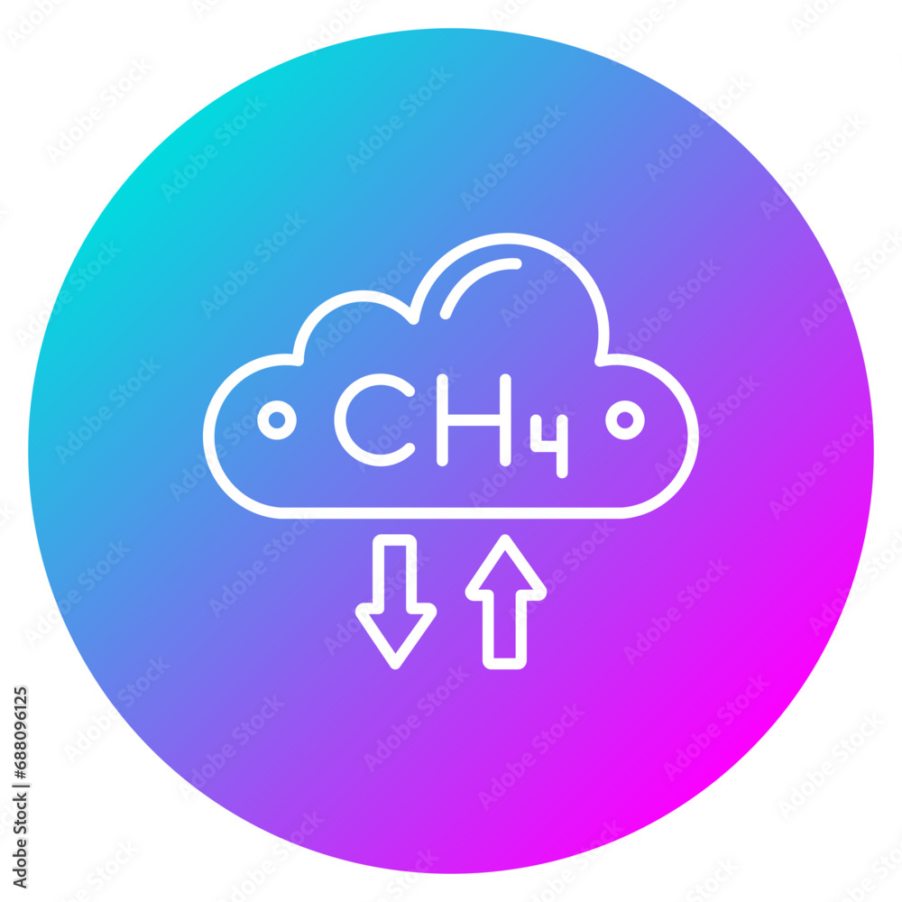 Methane Icon Methane Icon