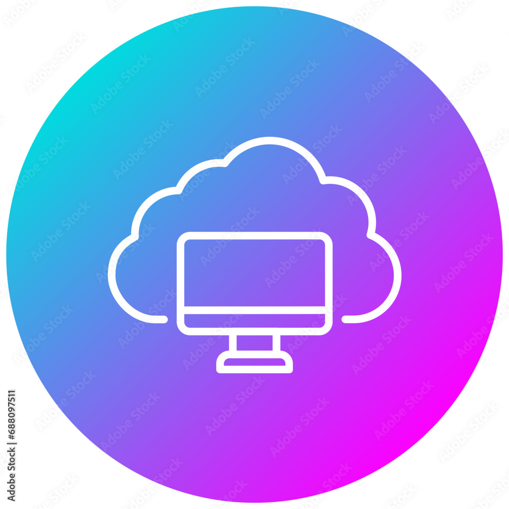 Cloud Computing Icon Cloud Computing Icon