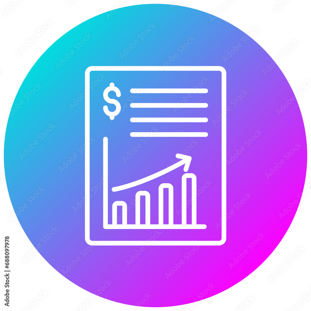 Financial Report Icon Financial Report Icon