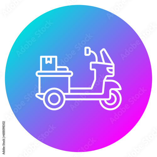 Delivery Scooter Icon © Artify IT Solutions