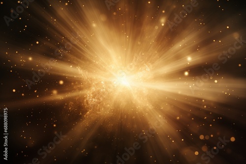 Obraz na płótnie Star Burst on a Black Background w salonie
