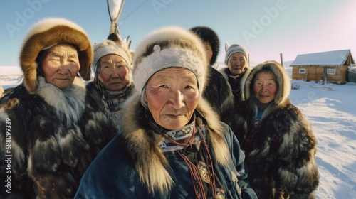 Local people living in Greenland