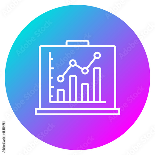 Set Square and Graph Icon