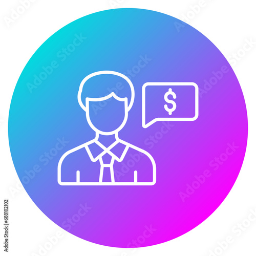 Finance Officer Icon