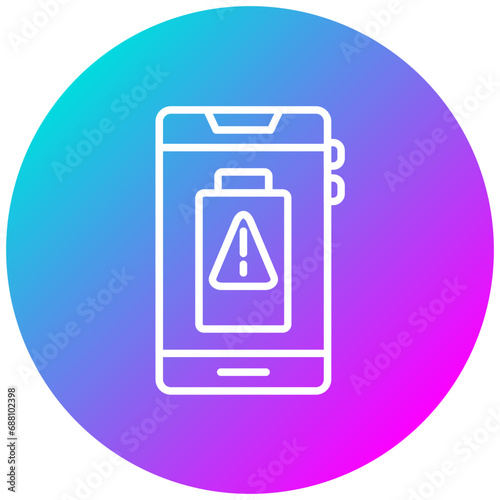 Battery alert Icon Free Download Battery alert Icon - GFXLoad