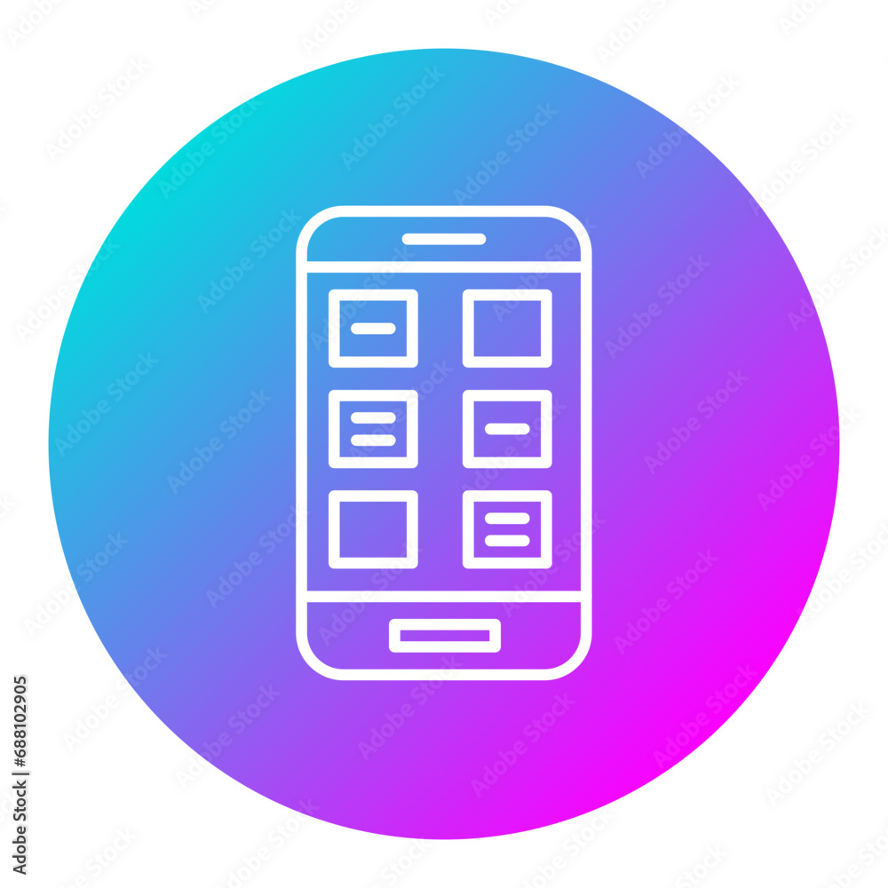 Mobile App Icon Mobile App Icon