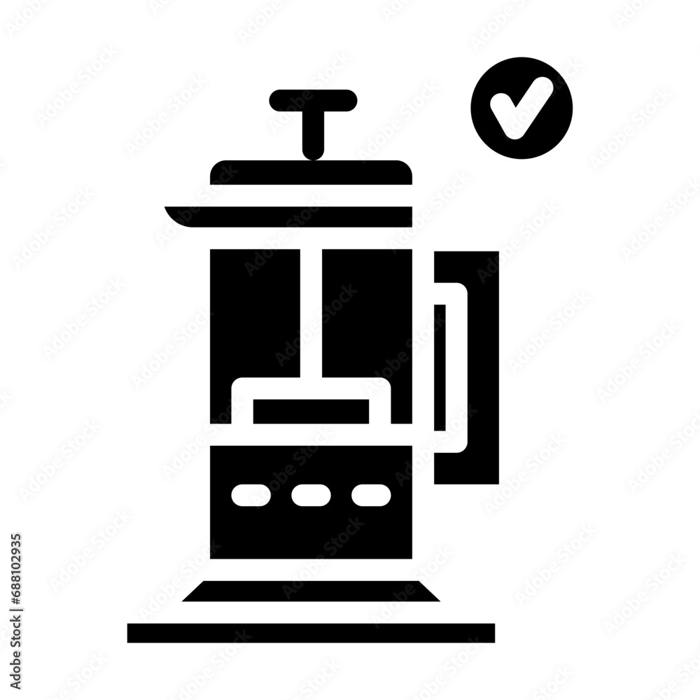 coffee shop glyph icon coffee shop glyph icon
