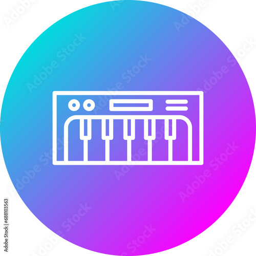 Piano keyboard Icon