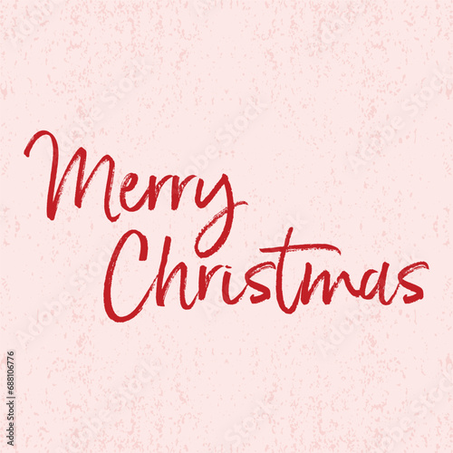 Merry Christmas vector text vintage card design. Creative typography for Holiday Greeting Gift Poster.