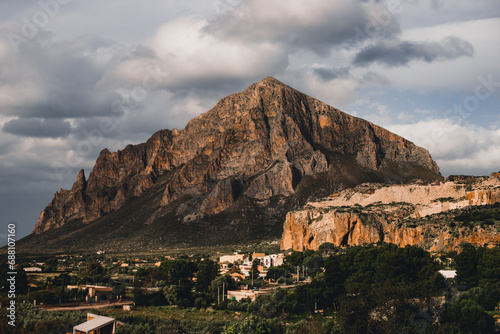 view of the mountains