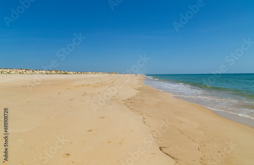 Beautiful beach in Algarve photo