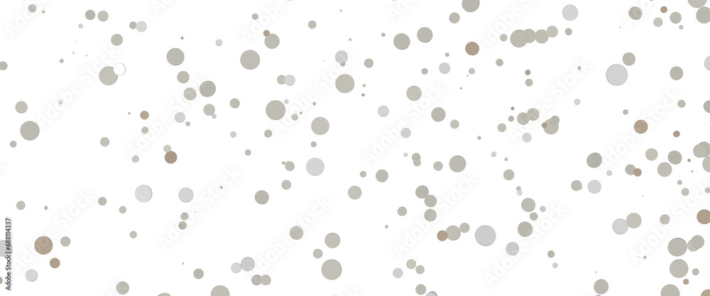 Shower of Elegance: Breathtaking 3D Illustration of Luxurious gold Confetti