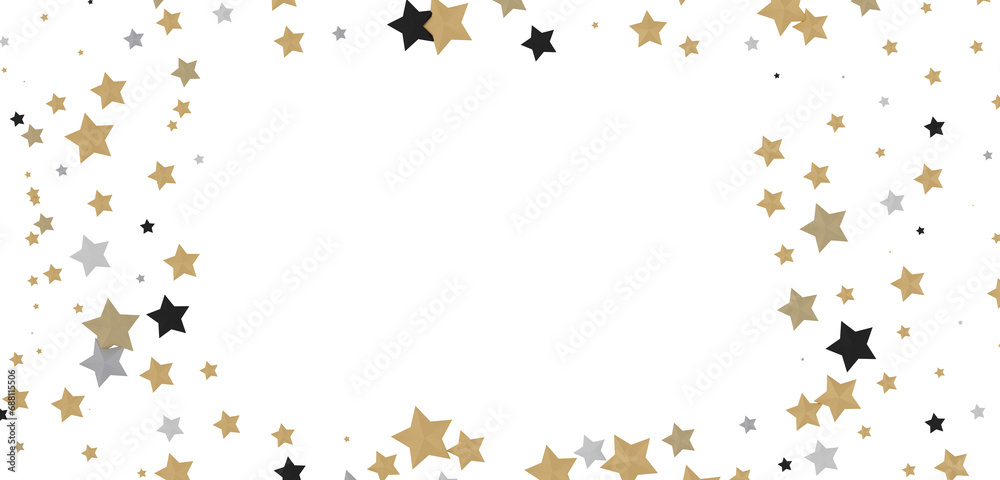 Gilded Wonders Unleashed: 3D Gold Stars Rain Illustration Mesmerizes Viewers Gilded Wonders Unleashed: 3D Gold Stars Rain Illustration Mesmerizes Viewers