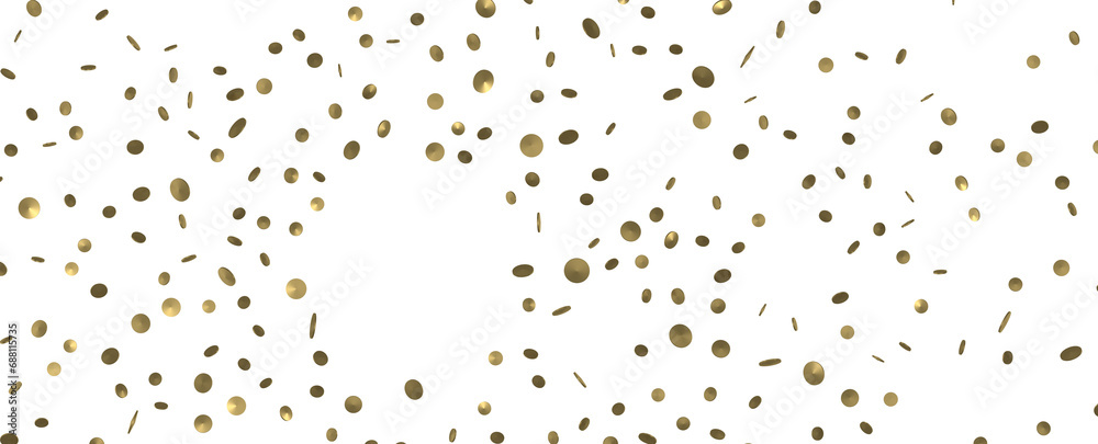 Enchanting Euphoria: Breathtaking 3D Illustration of Enchanting Gold Confetti Enchanting Euphoria: Breathtaking 3D Illustration of Enchanting Gold Confetti