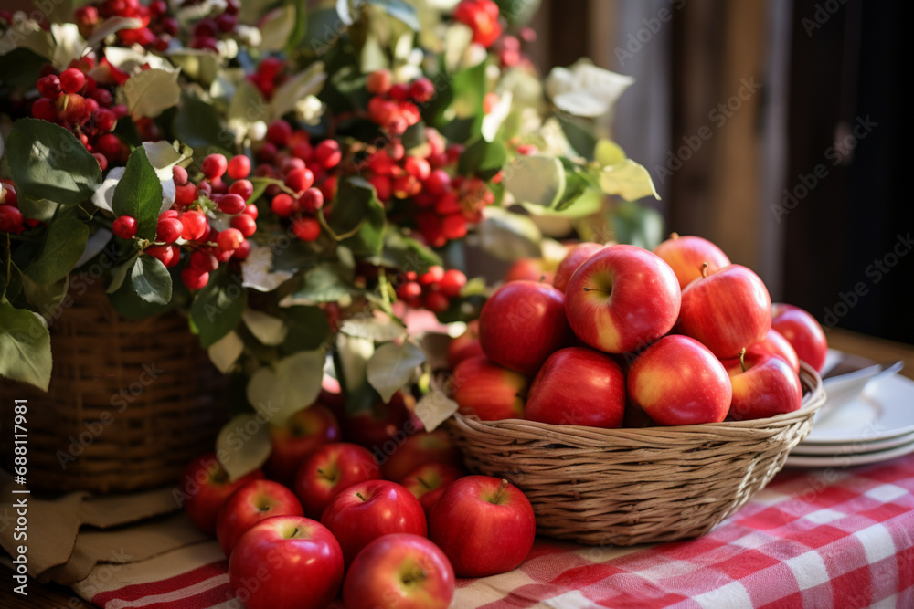 apples, apples in the basket, apples in the basket with cherries, Fresh red apples in a bowl on a rustic wooden background apples, apples in the basket, apples in the basket with cherries, Fresh red apples in a bowl on a rustic wooden background