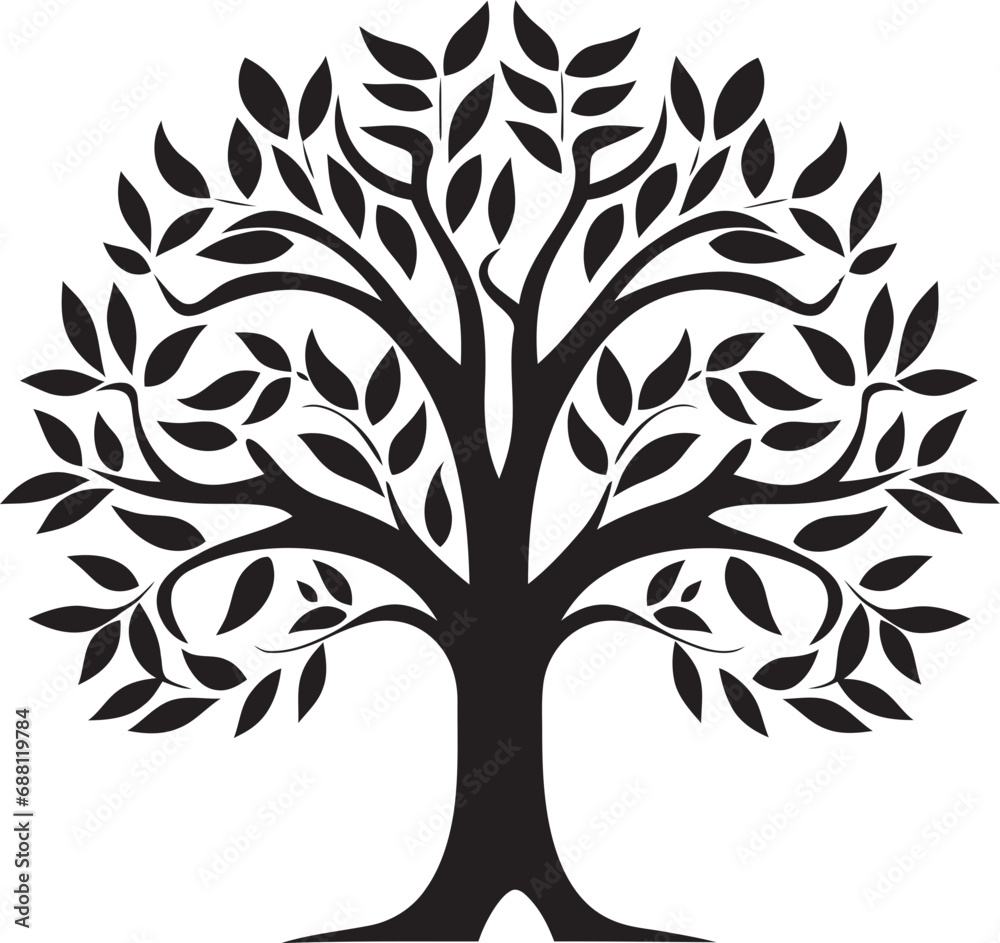 Benevolent Boughs Tree Logo Design Silent Sentinels Tree Iconic Image Benevolent Boughs Tree Logo Design Silent Sentinels Tree Iconic Image