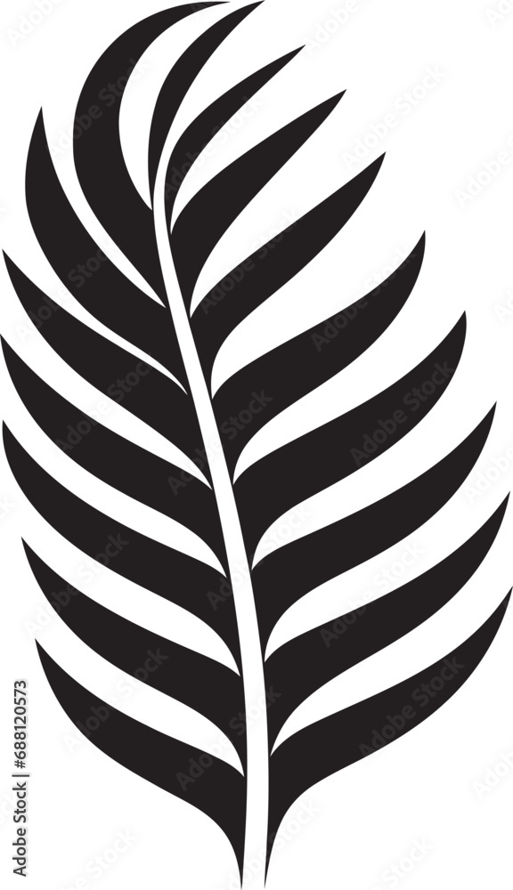 Exquisite Tropics Leaf Icon Vector Logo Palmyra Vision Iconic Palm Leaves Logo Exquisite Tropics Leaf Icon Vector Logo Palmyra Vision Iconic Palm Leaves Logo