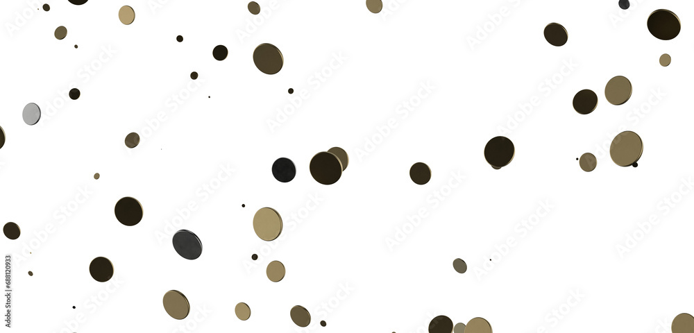 Glittering Triumph: Mind-Blowing 3D Illustration of gold Confetti Celebration Glittering Triumph: Mind-Blowing 3D Illustration of gold Confetti Celebration