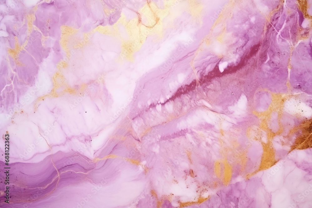 Purple marble texture background with gold veins. High resolution photo. Abstract background 