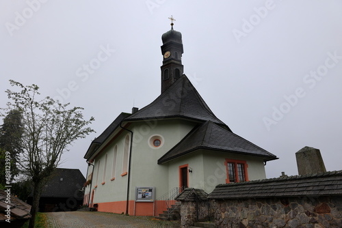 Gebäude der Kirche in Ibach bei Todtmoos photo