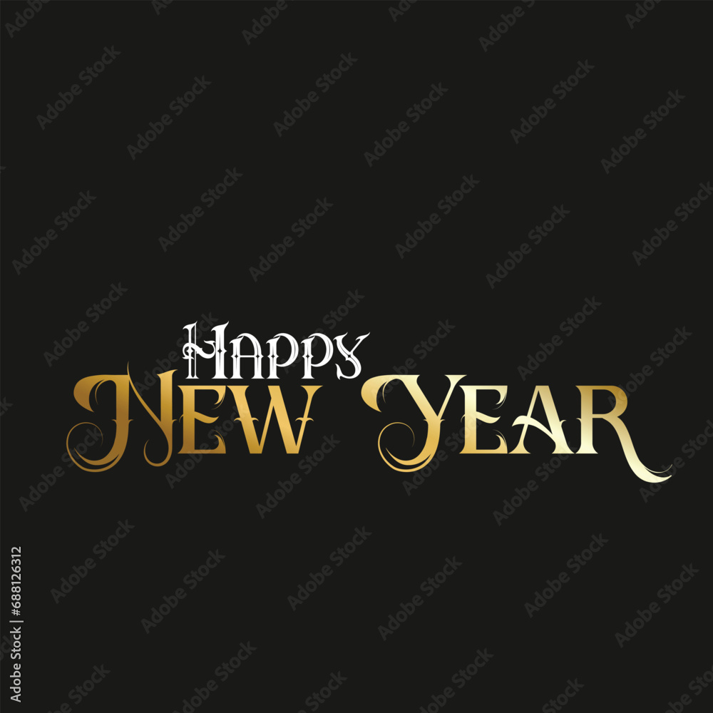 Obraz premium Happy New Year