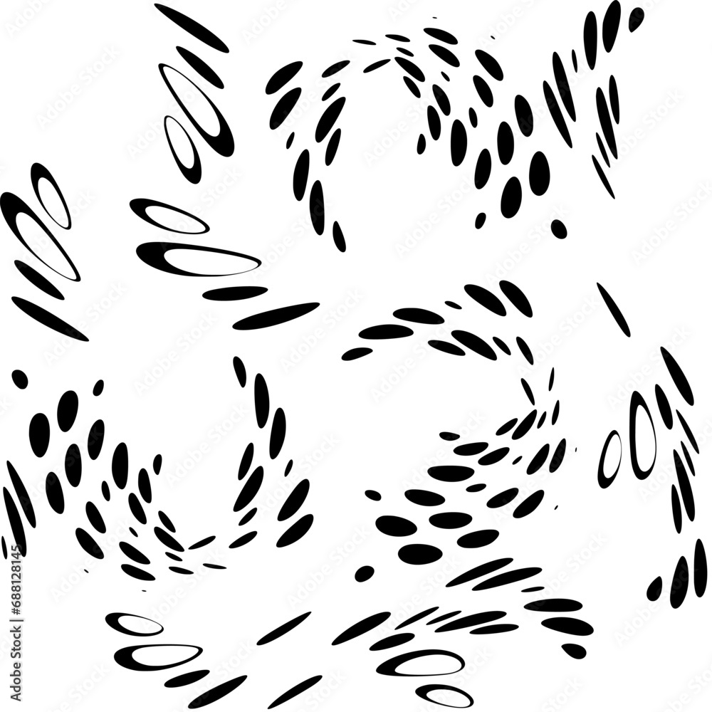 Seamless pattern of splashes and drops of gushing streams of liquid. Contours and opaque silhouettes. Twisted and flying apart. Vector. Seamless pattern of splashes and drops of gushing streams of liquid. Contours and opaque silhouettes. Twisted and flying apart. Vector.