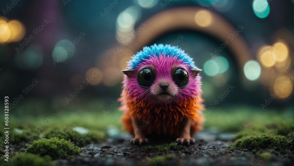 strange cute colorful animal strange cute colorful animal