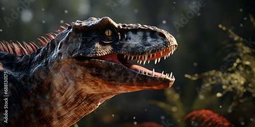 Realistic Dinosaur Illustration © Mauro