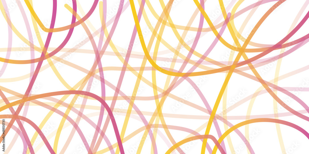 Modern abstract line art, random line art. Modern abstract line art, random line art.